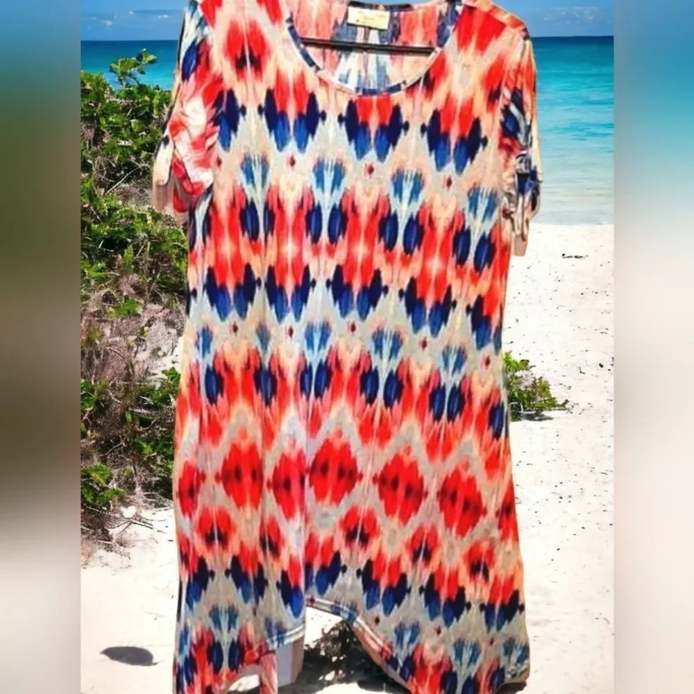 BOBBIE & BROOKS 95% POLYESTER AND 5% SPANDIX DRESS - Picture 1 of 11